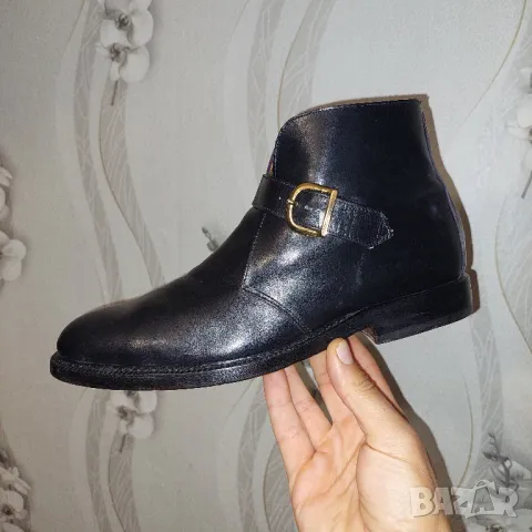 кожени бизнес обувки / боти Douglas  номер 42 1/2, снимка 4 - Мъжки боти - 47792793