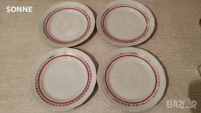 Български процелан - комплект чинии 
