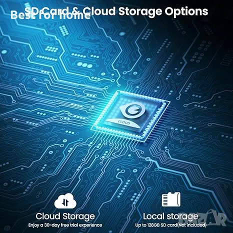 GALAYOU Безжична охранителна камера с аларма за движение - 2K, снимка 6 - Други - 50301783