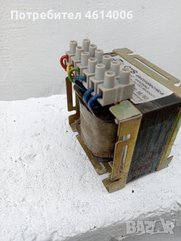 Трансформатор от 220 на 24 волта, снимка 3 - Електродвигатели - 52063314