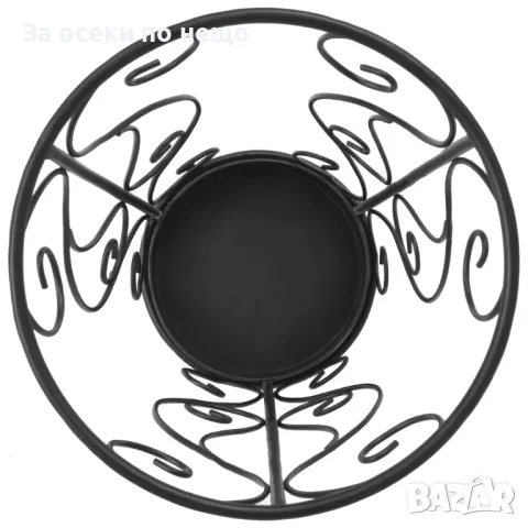 Поставка за чадъри, винтидж стил, метална, 26x46 см, черна Код P367, снимка 6 - Декорация за дома - 49817665