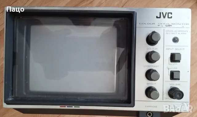 vintage TV JVC TM-22EG RDP 0282 TM22EGRDP0282 Colour Video Monitor Made in Japan