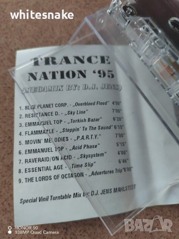 Trance nation 95, Nonstop megamix, BABY Records , снимка 2 - Аудио касети - 42134967