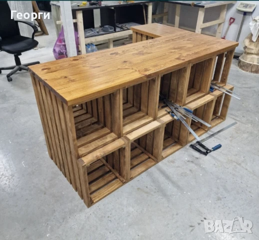 Дървено бюро, снимка 2 - Бюра - 50482661