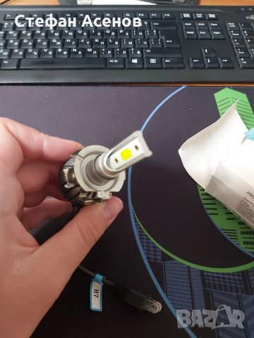 ЛЕД бели крушки H7 за автомобил с адаптори, снимка 5 - Аксесоари и консумативи - 29615943