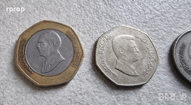 Йордания. Лот. 10  и 50 пиастъра , ¼ и ½ динара .UNC.  4 бройки., снимка 6 - Нумизматика и бонистика - 44271956