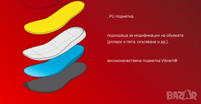 мото / туристически / ловни / работни обувки ION FOOTWEAR  Bastion номер 42 , снимка 4 - Други - 53097754