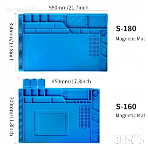 Силиконова подложка за запояване, топлоустойчива и антистатична  - КОД 2546, снимка 10 - Поялници и запояване - 50692483