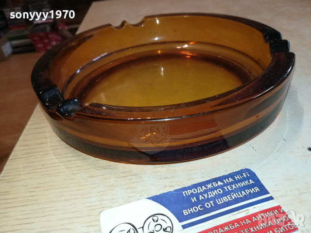 ГОЛЯМ МАСИВЕН ПЕПЕЛНИК 20СМ ОТ ГЕРМАНИЯ 0303241200, снимка 8 - Антикварни и старинни предмети - 44583121