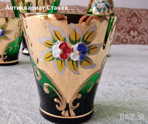 Комплект Bohemia Гарафа + 6 чаши, снимка 13 - Чаши - 51882752