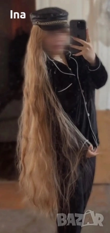 Много дълга руса перука, снимка 7 - Аксесоари за коса - 53101107