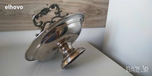 Посребрена фруктиера, снимка 2 - Други ценни предмети - 42186482