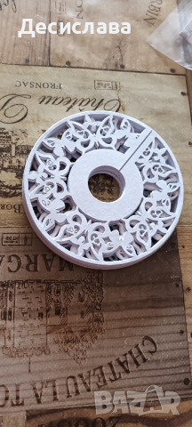 120 броя декорация за чаши - кръг и пеперуди, снимка 2 - Други - 44695856