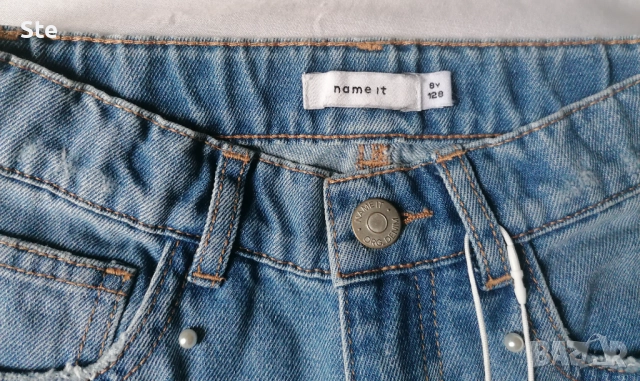 Нови дънки Name it за момиче 128 р-р, снимка 2 - Детски панталони и дънки - 52184354