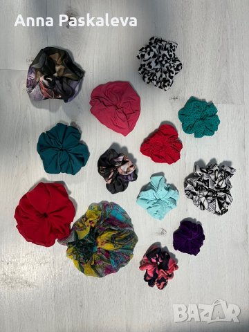 Ръчно направени скрънчита за коса или ръце