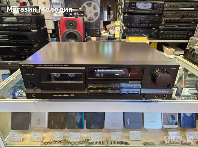 Касетен дек Technics RS-B665 Работи перфектно, използван е изключително малко, като нов е. Леки забе, снимка 2 - Декове - 51181554