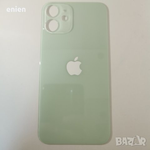 Заден капак, панел стъкло за iPhone 12 Mini / Зелен, снимка 1 - Резервни части за телефони - 37759238