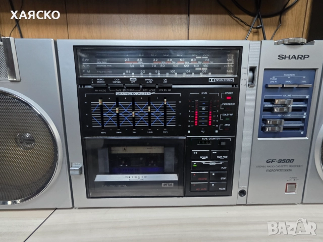 SHARP GF-9500, снимка 3 - Радиокасетофони, транзистори - 52341185