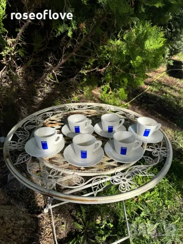 Лаваца / Lavazza италиански порцеланови чаши за дълго кафе или капучино, снимка 2 - Чаши - 47669377