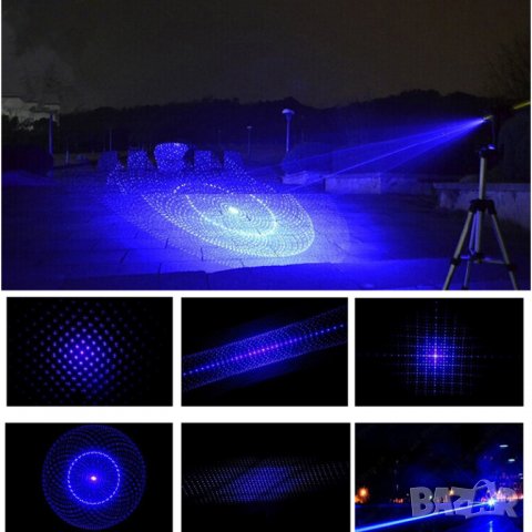 ЛАЗЕР СИН HIGHT POWER 50 000mW 450nm, снимка 9 - Друга електроника - 29253177