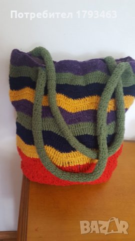 Ръчно плетена дамска чанта, снимка 1