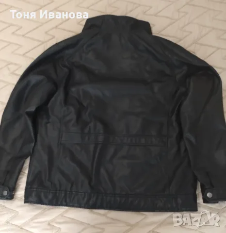 Кожено яке с ципове, снимка 6 - Якета - 56354233