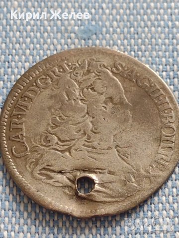 Сребърна монета 6 кройцера 1732г. Карл шести Прага Бохемия 13654, снимка 5 - Нумизматика и бонистика - 42915260