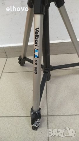 Статив триножник Velbon с оптика Beta, снимка 8 - Чанти, стативи, аксесоари - 34523383