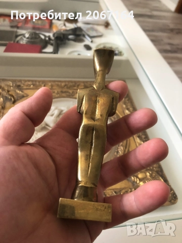 Бронзова склуптура , снимка 6 - Антикварни и старинни предмети - 51596600