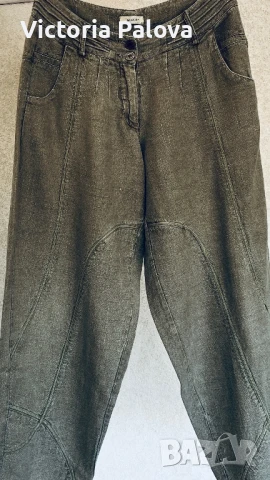 Панталон GOZZIP Дания лен и вискоза, снимка 7 - Панталони - 51269107