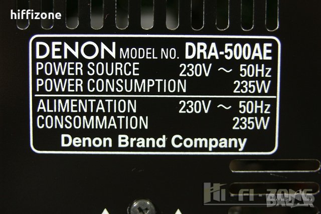 РЕСИВЪР  Denon dra-500ae , снимка 9 - Ресийвъри, усилватели, смесителни пултове - 33775995