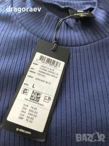 Нова рокля G star Venetio Slim Funnel Kleid, оригинал, снимка 7 - Рокли - 50016152