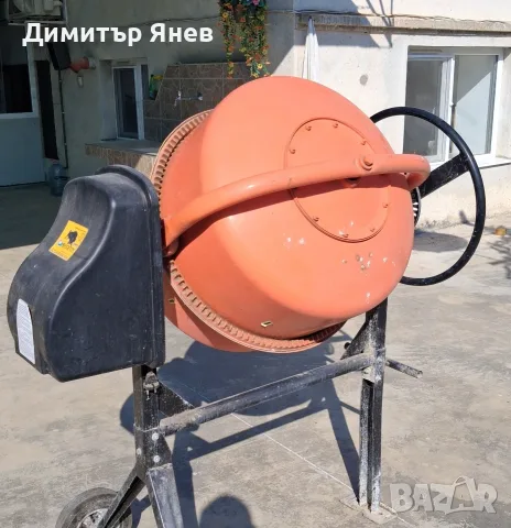 Бетонобъркачка Bisonte 850 вата, 180 литра, снимка 5 - Други инструменти - 56225248
