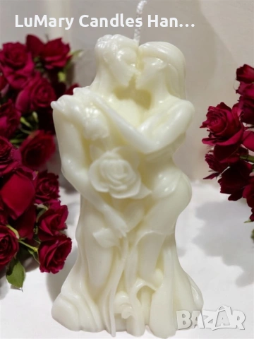 Свещ “ Прегръдка”, снимка 4 - Декорация за дома - 53223573