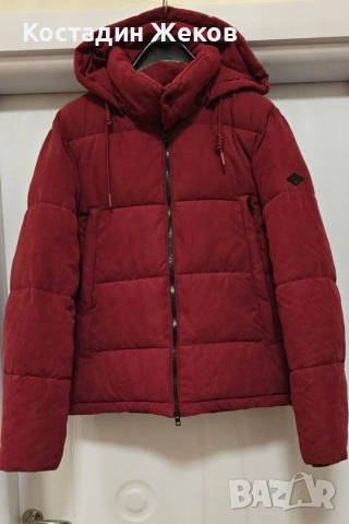  Мъжко оригинално късо зимно яке с капитуниран дизайн. Lee Cooper. Като ново. , снимка 7 - Якета - 53242401