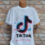 Нова мъжка тениска с дигитален печат TIK TOK, снимка 1 - Тениски - 42682775