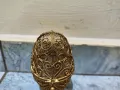Уникално Красиво Филигранено Яйце Бижутерка, снимка 2