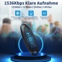 Мини диктофон 64GB 1536Kbps цифров рекордер с намаляване на шума, USB C гласов рекордер, снимка 4