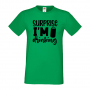 Мъжка тениска,Surprise I'm Drinking,Бира,Бирфест,Beerfest,Подарък,Изненада,Рожден Ден, снимка 6