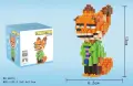 Конструктор фигурка Ник Уайлд 371 части, Nick Wilde Zootropolis Zootopia Зоотрополис Зоотопия, снимка 2
