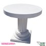 Бетонна маса за градина в бял цвят, снимка 1 - Градински мебели, декорация  - 40678791