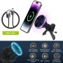 Магнитна стойка за телефон с безжично (Wireless) зареждане универсална, снимка 1