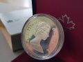 1 сребърен долар 1982 година Канада Елизабет II сребро в ТОП качество, снимка 6