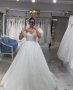 Дизайнерска булчинска рокля, снимка 1 - Сватбени рокли - 44402090