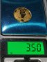 Юбилейна златна монета 21,6К, снимка 2
