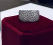 Дамски пръстен бяло злато и брилянти, снимка 10
