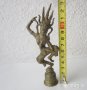 Индия божество метал бронз фигура пластика статуетка , снимка 4