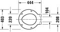 Duravit Тоалетна седалка с меко затваряне, снимка 3