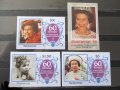 Чисти марки неперфорирани Кралица Елизабет II 1986 от Монсерат , снимка 1 - Филателия - 40774317