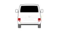 Брава за багажник, VW, Transporter T4, Единична врата, снимка 8